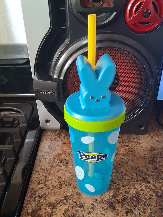 Peeps Other - Peeps Blue Bunny Tumbler with Straw